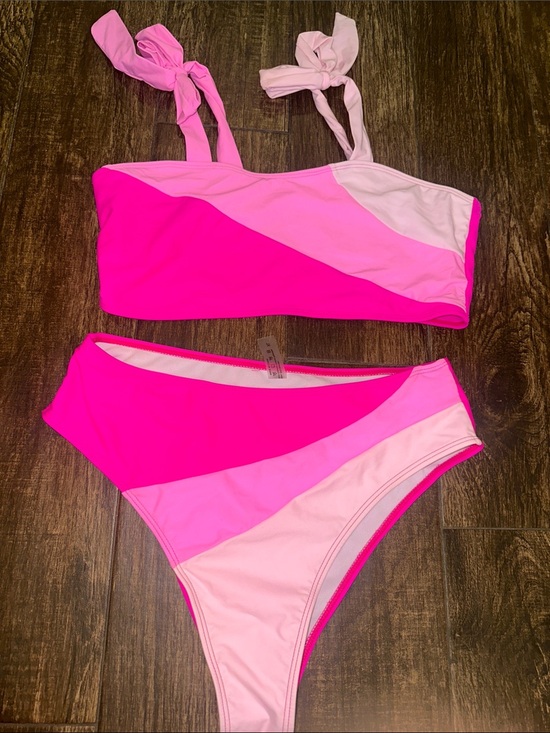 Other - Women’s Two-Piece Colorblock Bikini - Pink